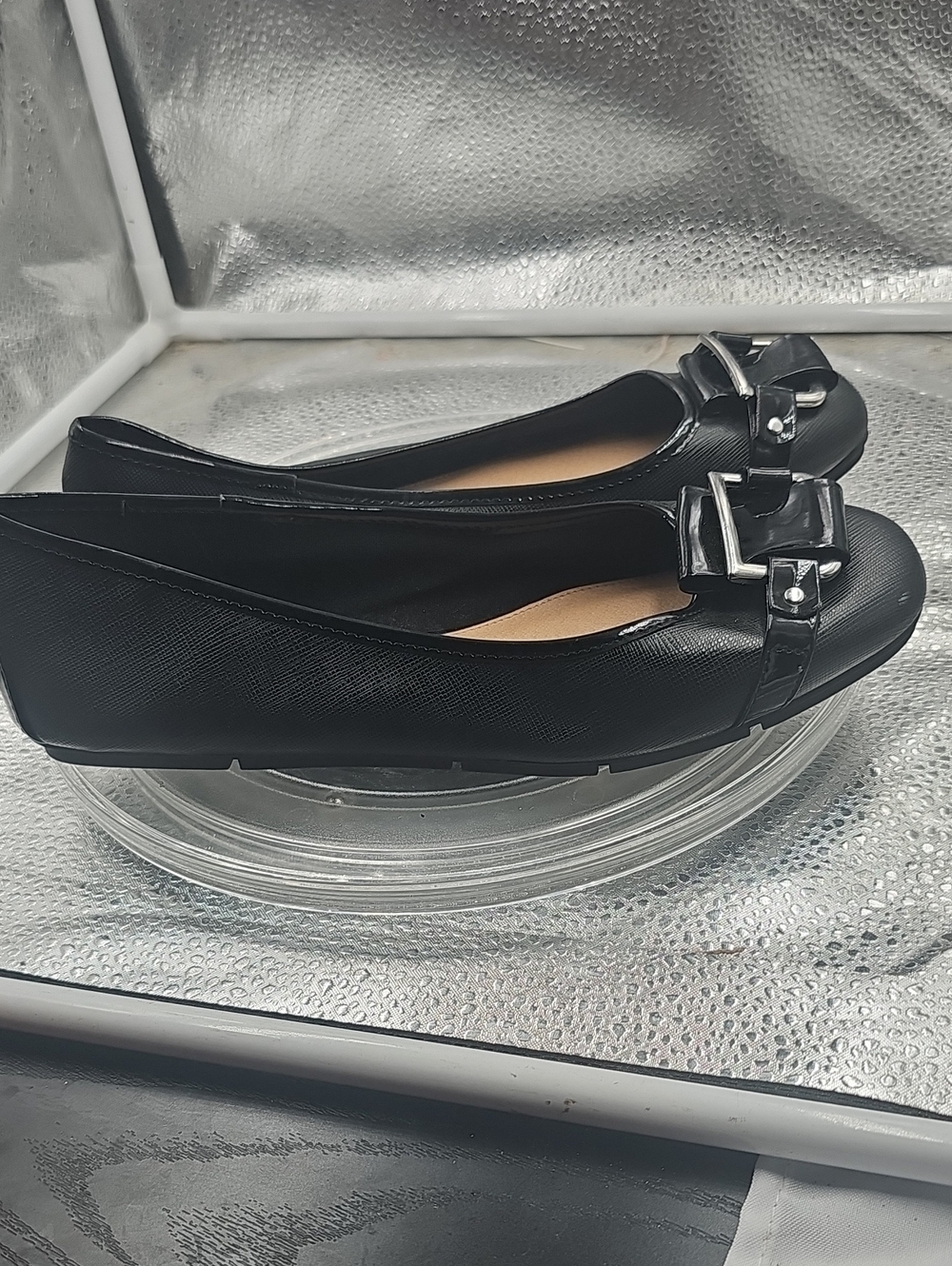 W Black Shoes Sz 8. - Picture 4 of 5
